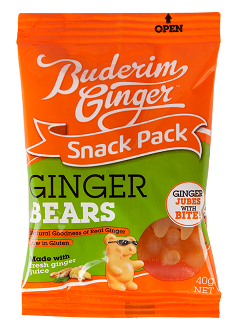 Buderim Ginger Bears Snack Pack