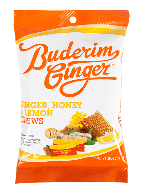 Buderim Ginger Honey Ginger Lemon Chews Copy