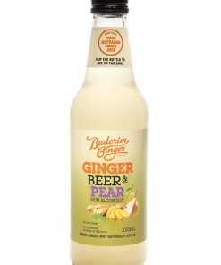 Buderim Ginger Beer Pear Nonalcoholic Bottle 330ml 2