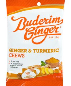 Buderim Ginger Tumeric Chews 50g