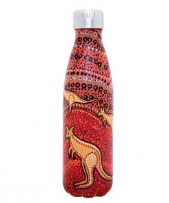 Product 500ml Stainless Steel Bottle Kangaroo Sunset01