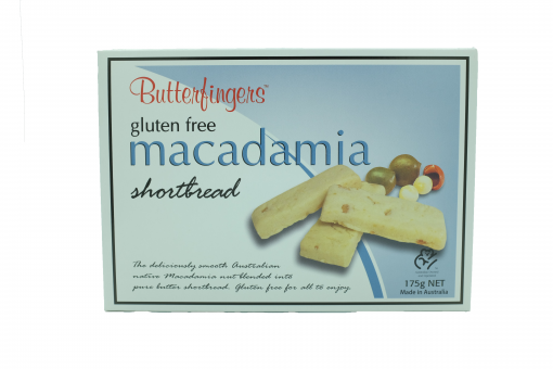 Product Macadamia Shortbread Gf01