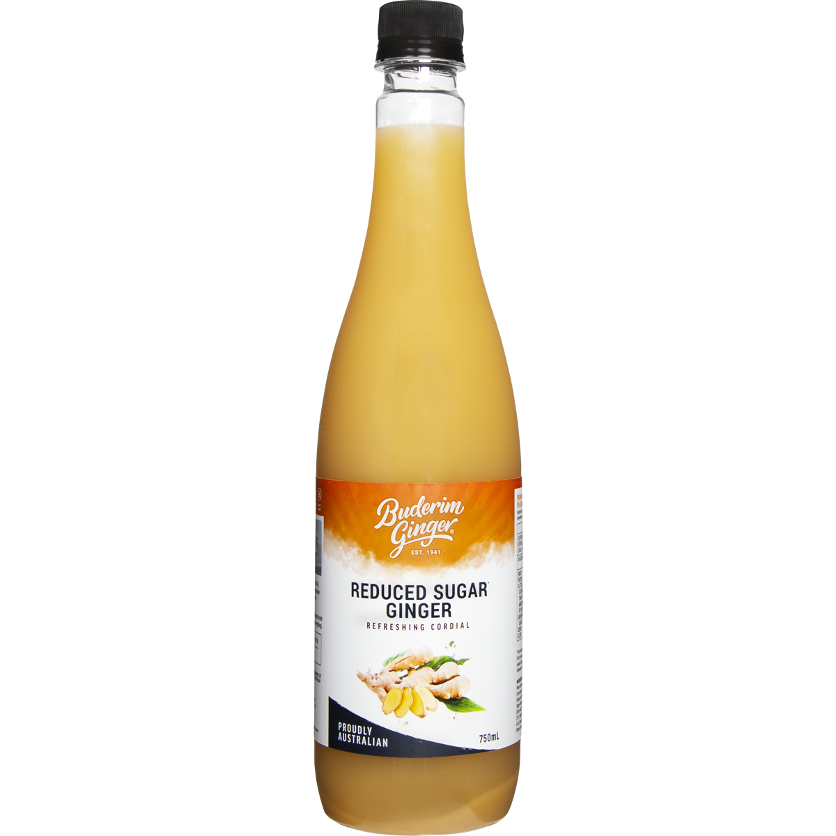 Reduced Sugar Ginger Cordial 750ml